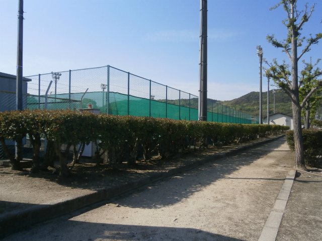 笠岡運動公園のテニスコート
