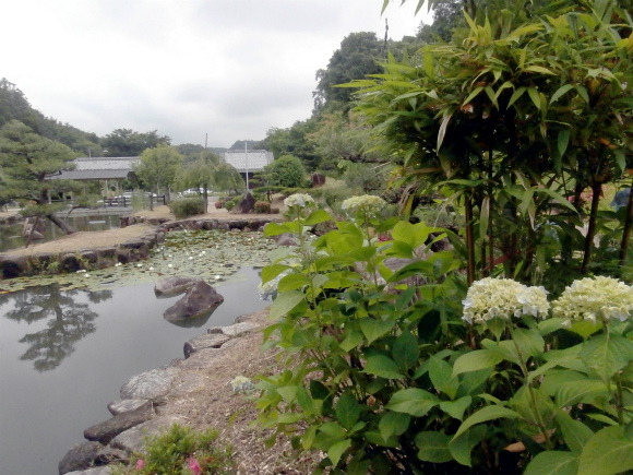 井原リフレッシュ公園の日本庭園